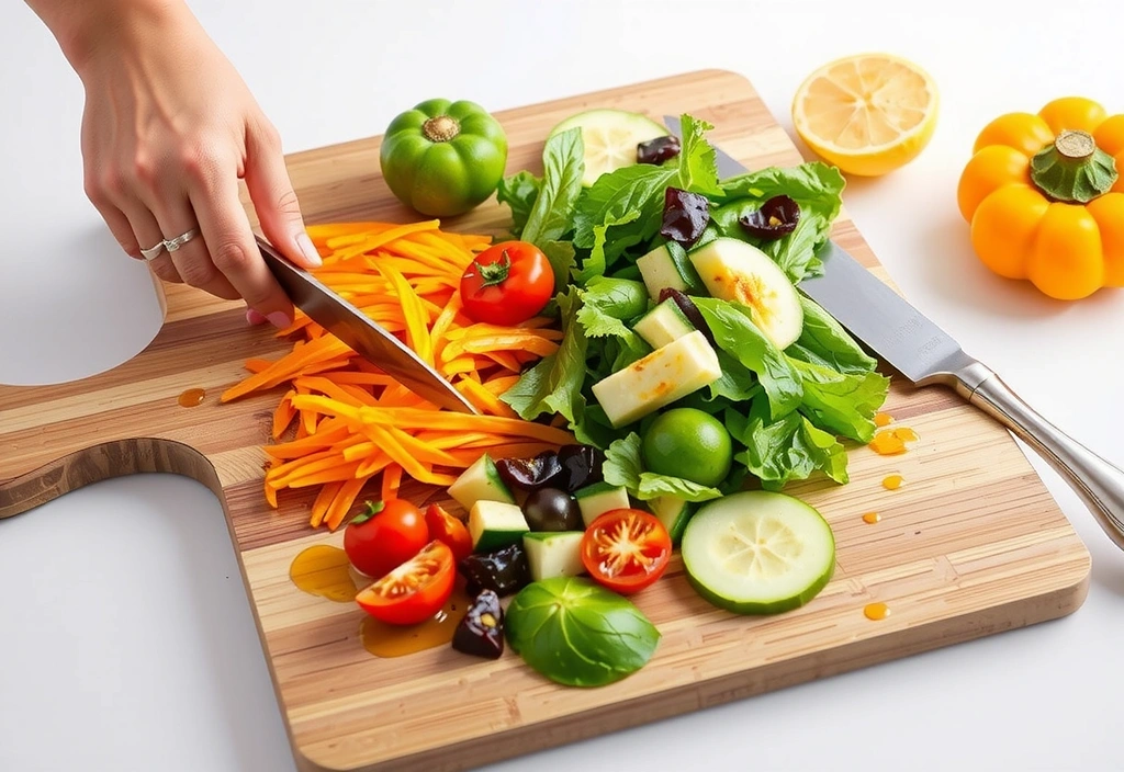 Zubereitung gesunder Ernährung