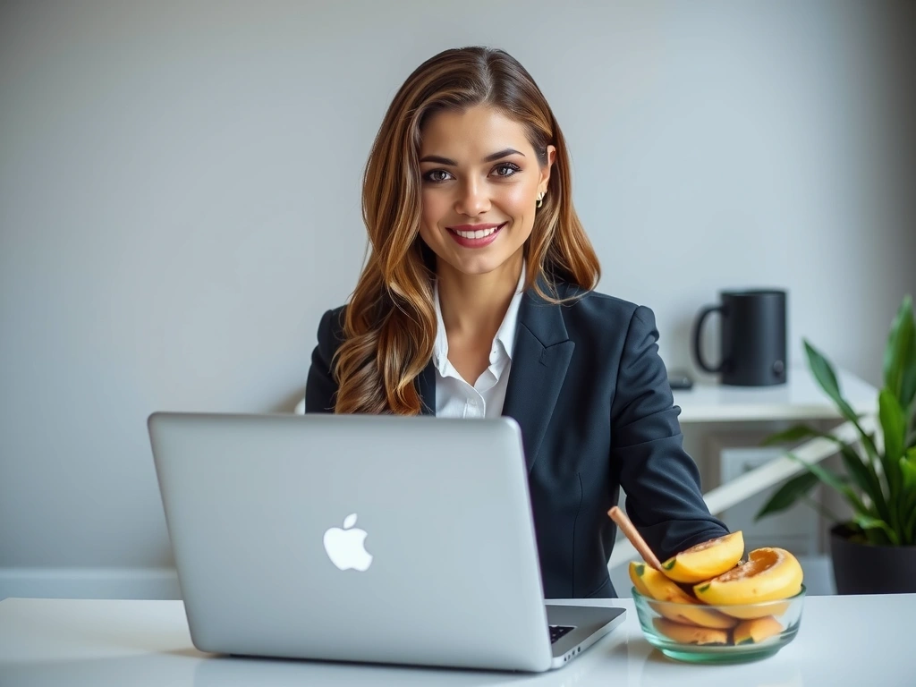 Zufriedene Kundin nach Ernährungsberatung